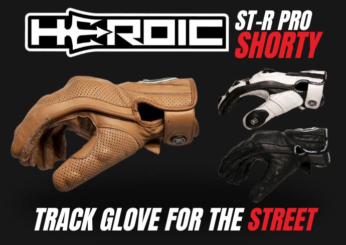 Learn more about the HEROIC Racting ST-R Shorty motorcycle glove.