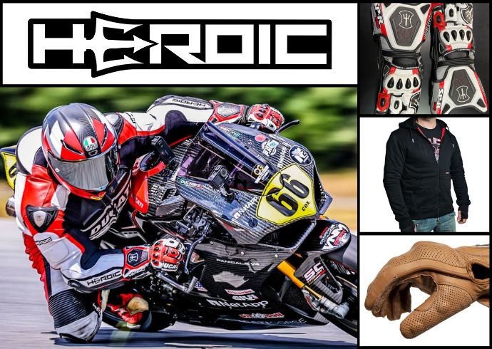 Premium and protective race suits, gloves and armored hoodies for men and women.