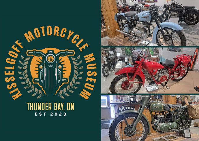 The Kisselgoff Museum showcases the evolution of motorcycling with over 60 exhibits.