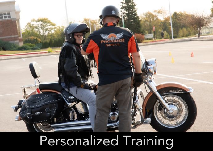 ProRider of Quincy provides personalized advanced motorcycle training.