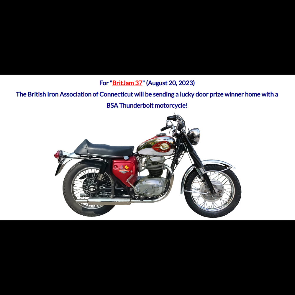 2023 Brit Jam Motorcycle Show in East Hampton, Middlesex County,