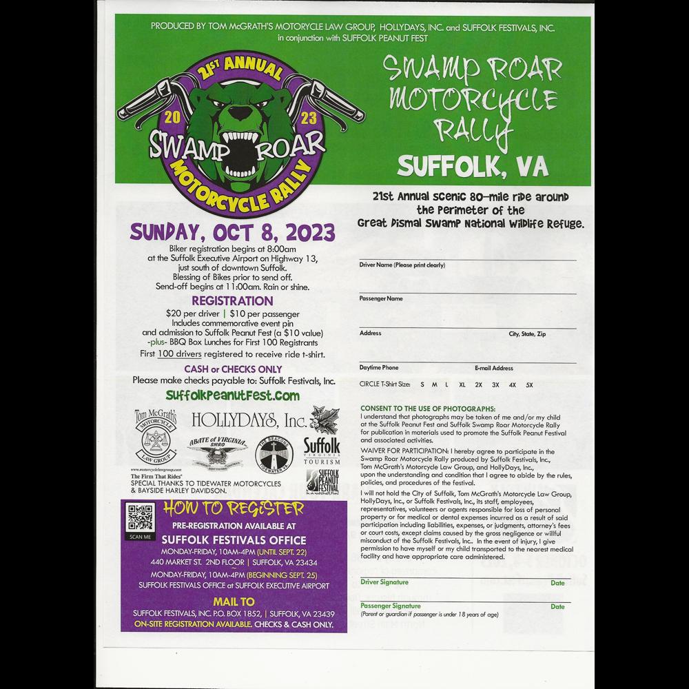 21st Annual Swamp Roar Motorcycle Rally