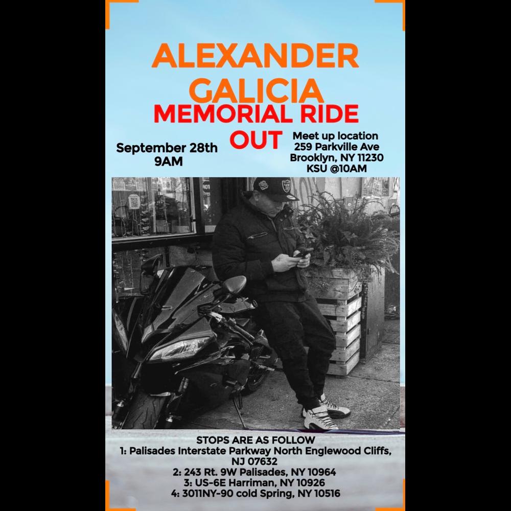 Alexander Galicia Memorial Ride Out in , Kings County,