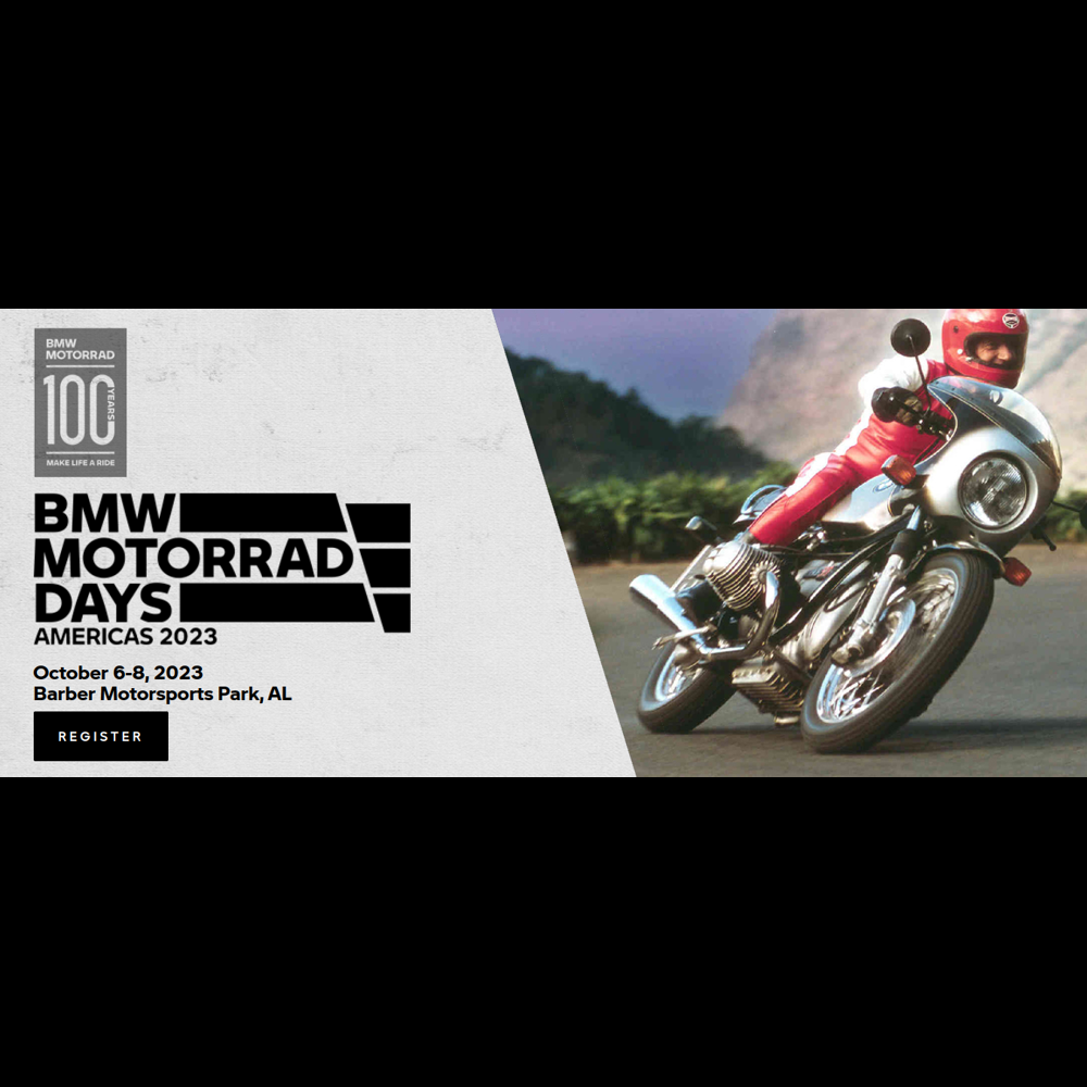 BMW Motorrad Days Americas 2023 at Barber Vintage Festival
