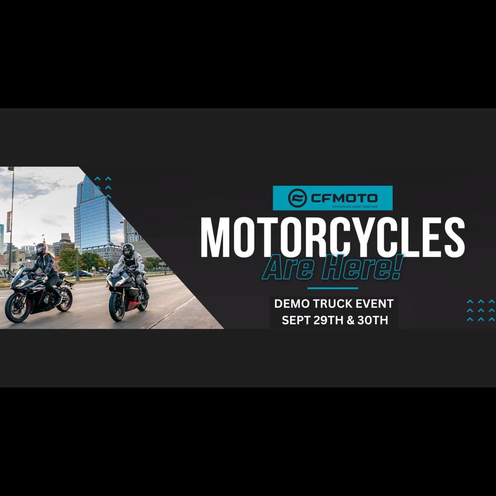 CFMoto Motorcycle Demo Truck