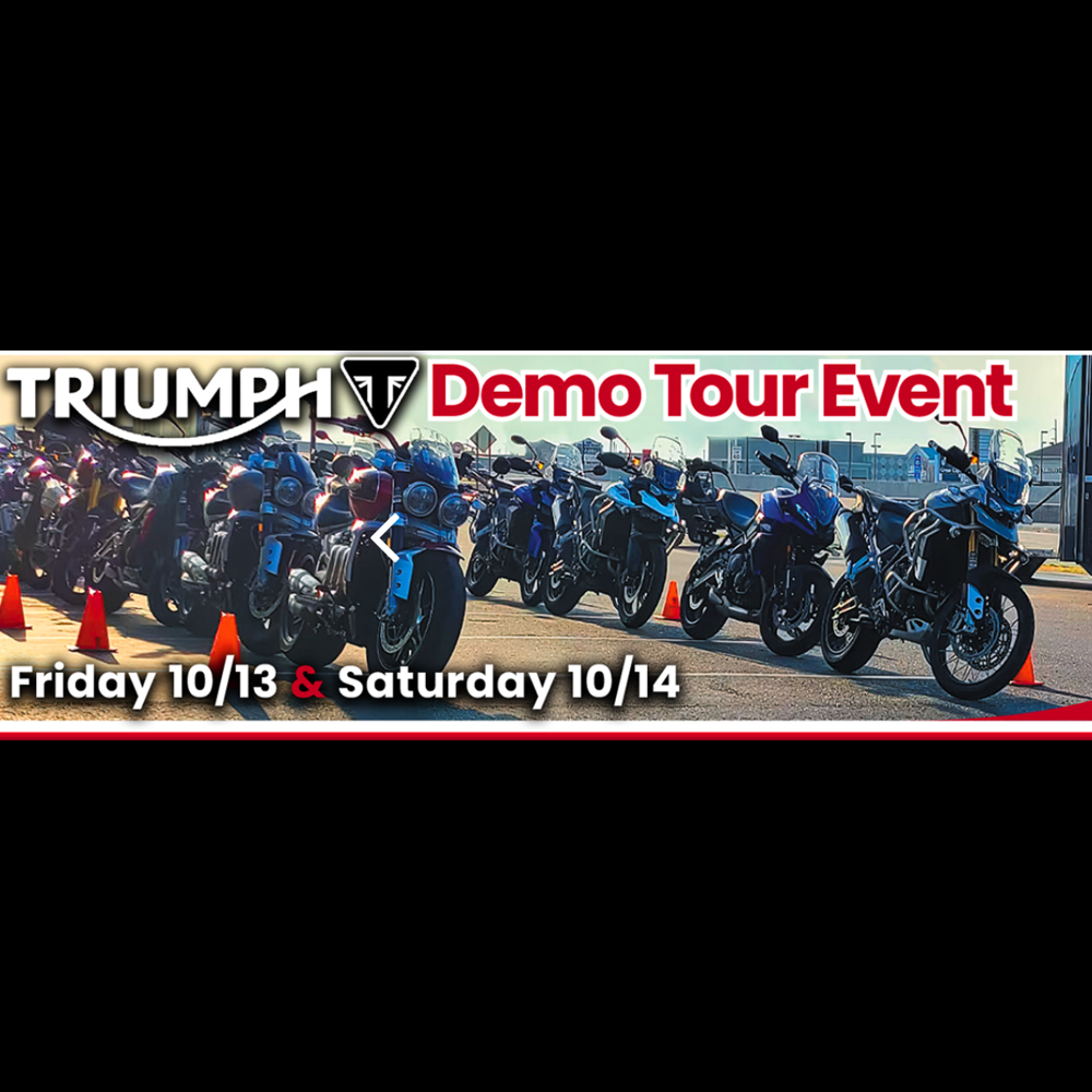 Triumph Motorcycles Demo Tour Event